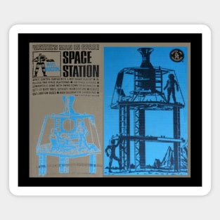 Major Matt Mason - SPACE STATION - Distressed, Authentic Magnet